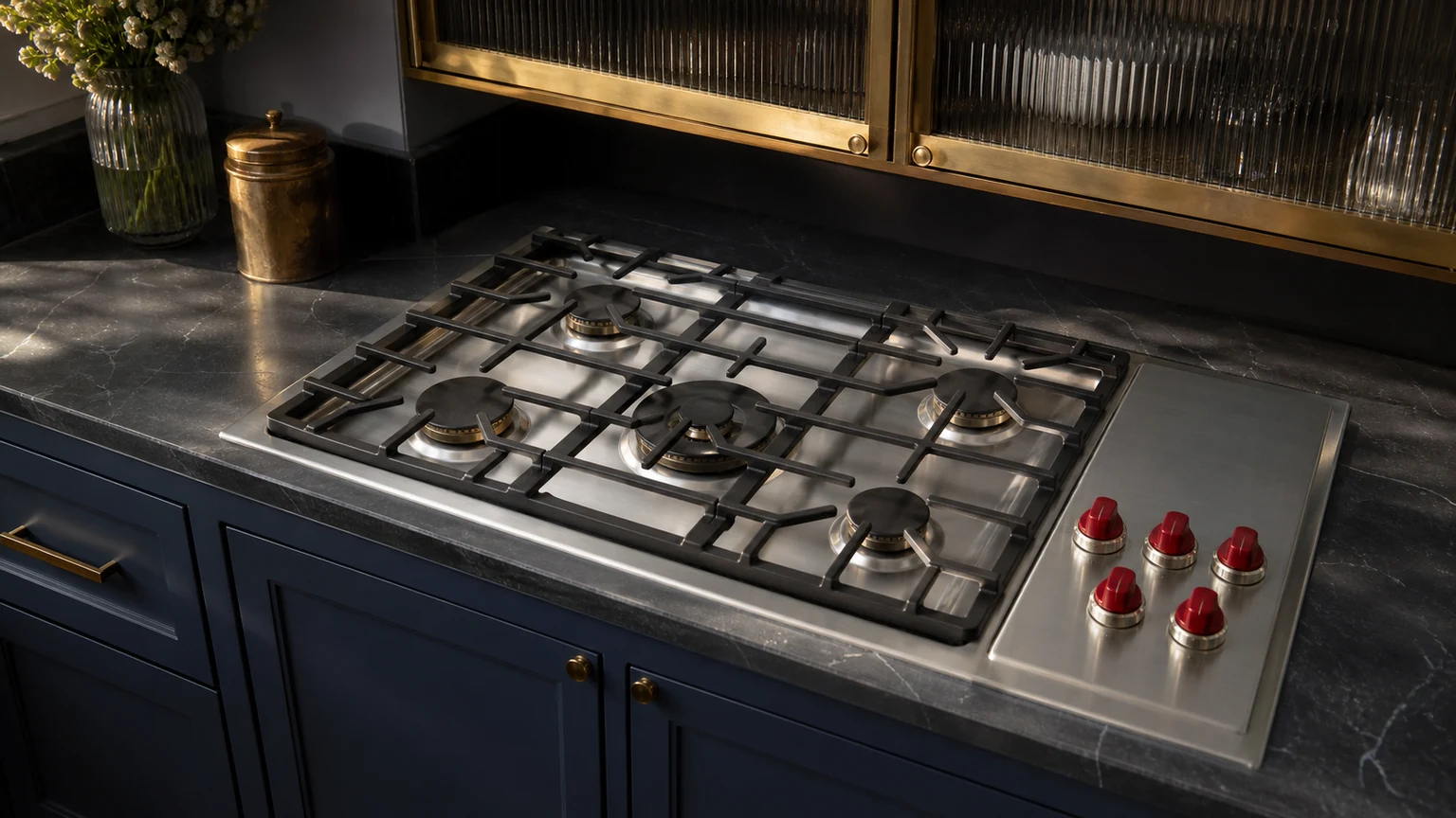 Built-in cooktop diagnostic visit in the service area